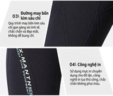 Bộ bơi Giữ Nhiệt nữ cao cấp vải dày 1.5mm dáng liền màu đen Dive Sail WS-19491