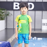 Bộ bơi cộc xanh vàng hình cá sấu (2-10 tuổi)