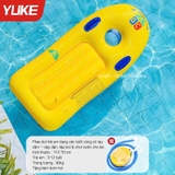 Phao bơi trẻ em dạng ván lướt sóng bơm hơi có tay cầm – dày dặn, tập bơi & chơi nước cho bé