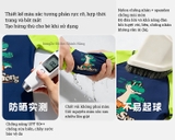 Bộ bơi dài tay liền chống nắng UPF 50++ kháng Clo khung long xanh Momasong (Korea)