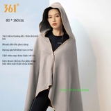 Khăn tắm nhanh khô 361, khoác choàng liền mũ, thấm hút nhanh, tắm biển, bơi, chơi thể thao