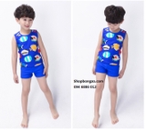 Bộ bơi Xanh hình cá chống nắng