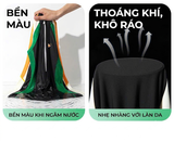 Bộ bơi trẻ em dài tay chống nắng UPF 50+, kháng Clo, xanh dáng liền Yuke