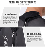 Bộ bơi Giữ Nhiệt nữ cao cấp vải dày 1.5mm dáng liền màu đen Dive Sail WS-19491