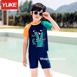 Bộ bơi cộc xanh khủng long Yuke