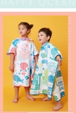 ÁO CHOÀNG TẮM - KHĂN BƠI NHANH KHÔ CÓ MŨ 361° CHO BÉ