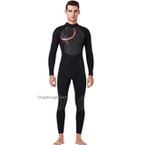 Bộ bơi Wetsuit nam, dài liền, màu đen 1.5mm-DIVE&SAIL-M129501