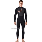 Bộ bơi giữ nhiệt nam, đen liền, vải dày 1.5mm DIVE&SAIL-M129501