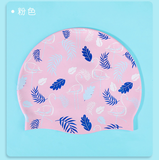 Mũ bơi Silicone người lớn, màu hồng, hình lá YouYou