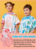 ÁO CHOÀNG TẮM - KHĂN BƠI NHANH KHÔ CÓ MŨ 361° CHO BÉ