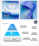 Bộ bơi trẻ em Chống Nắng UPF 50+ Kháng Clo dài tay dáng rời màu xanh Momasong(Korea)