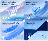 Bộ bơi chống nắng cao cấp ngắn tay dáng liền chân váy UPF 50+ Kháng Clo màu xanh than MOMASONG (Korea)