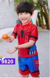 Bộ bơi cộc xanh nhện đỏ rời (2-8 tuổi)