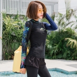 Áo bơi dài đen tay than, Sbart 9024