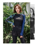 Áo bơi dài đen tay than, Sbart 9024
