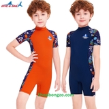 Bộ bơi cộc liền, màu Cam, Dive Sail M150381K