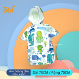 ÁO CHOÀNG TẮM - KHĂN BƠI NHANH KHÔ CÓ MŨ 361° CHO BÉ