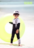 Bộ bơi dài SURFING đen trắng, quần dài rời