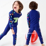 Bộ dài khủng long, quần dài rời, màu Than
