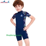 Bộ bơi cộc liền, màu Than, Dive Sail M150381K