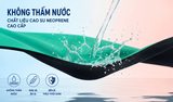 Bộ bơi giữ nhiệt trẻ em cộc tay liền thân xanh hình cá vải dày 2.5mm, Dive&Sail