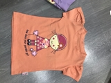 Áo thun cộc tay bé gái hình bé gái Kidsmom