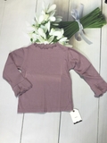 Áo dài thun mỏng cổ bèo Hồng- ChongChong