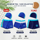 Quần Bơi Bé Trai YLIKE Cao Cấp Kèm Mũ Bơi – Co Giãn 4 Chiều, Thoáng Khí, Nhanh Khô