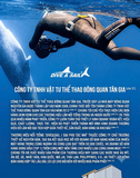 Bộ bơi giữ nhiệt bé gái dài tay liền thân màu Xanh hình cá vải 2.5mm Dive& Sail