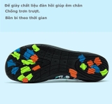 Giày biển, lặn, lội nước bảo vệ chân, màu đen, đế dày cao cấp