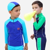 Bộ bơi dài xanh biển, quần cộc - Vivo Biniya