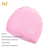 Mũ bơi 361 silicone chống nước, size lớn phù hợp cả vòng đầu to, bơi lội và thi đấu tập luyện