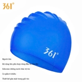 Mũ bơi 361 silicone chống nước, size lớn phù hợp cả vòng đầu to, bơi lội và thi đấu tập luyện