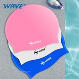 Mũ bơi Wave chống nước, nhiều màu, chất liệu silicone cao cấp