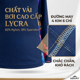 Bộ bơi nữ dài tay Chống Nắng UPF50+ Kháng Clo co giãn cao cấp dáng rời SBART