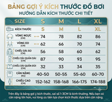 Bộ bơi nữ dài tay Chống Nắng UPF50+ Kháng Clo co giãn cao cấp dáng rời SBART
