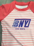 Bộ bơi dài kẻ hồng, chân váy Vivo Biniay (2-14 tuổi)