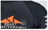 Áo bơi nam đen dài tay Sbart 760 Waterman