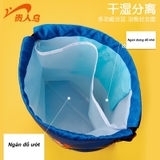 Túi chống nước nhiều ngăn, dùng đi bơi, biển, du lịch, YUKE