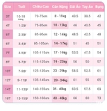 Bộ bơi bé gái chống nắng, màu trắng hồng, vải cao cấp, Momasong (Korea)