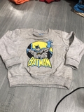 Áo nỉ Minmax màu ghi hình batman