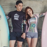 Bộ bơi dài nữ hồng Burm, quần cộc rời