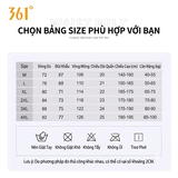 Quần Bơi Nam 2 Lớp 361° Cao Cấp - Chống Clo, Co Giãn 4 Chiều, Khô Nhanh màu Xanh Than