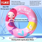 Phao bơi tròn an toàn nhiều kích cỡ màu sắc đáng yêu Yuke