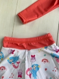 Bộ bơi tiên cá, dài Cam/ Hồng, chân váy rời