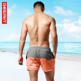 Quần bơi nam Desmiit -Ghi Cam S6915