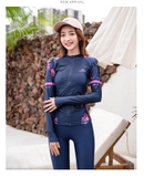 Áo dài nữ Sabrt than, tay lá hồng tím, kéo khóa 9051