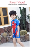 Bộ bơi cộc xanh hình người nhện (5-8 tuổi)