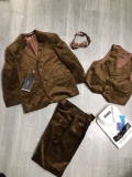 Vest Nhung nâu Mini World