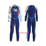 Bộ bơi giữ nhiệt liền dài xanh than, khủng long 2.5mm  M151516K Dive&Sail